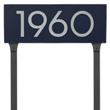 Floating 1-Line Lawn Address Sign