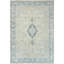 High-Quality Hand-Knotted Ivory And Blue Area Rug