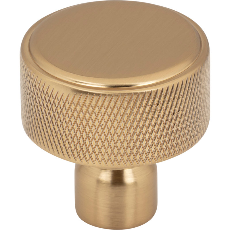 Garrison Round Knob, Honey Bronze, 1 1/4" Knob Diameter