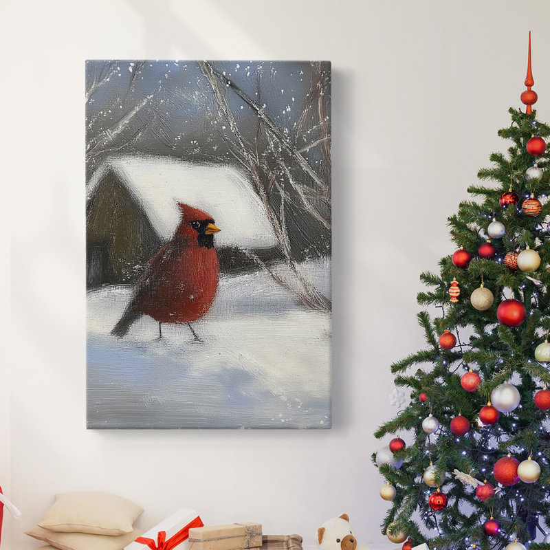 Art des Fêtes de Noël - Toile tendue avec châssis CDLxxv, H 18 po x l 12 po