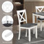 Ensemble de salle à manger 6 pièces avec table en bois et banc