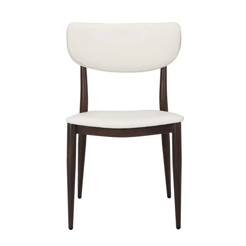Myella 18'' H Faux Leather Upholstered Side Chair, White