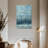 Avery Rain Abstract II Blue Silver-108505055