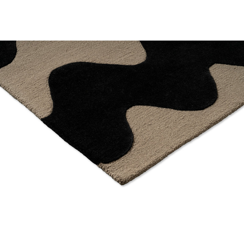 Lokki Black | 133905, Rectangle 4'7" x 6'7", Black