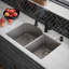 Ensemble d'évier de cuisine à double cuve 60/40 Karran Quartz 32 "X 21"-50597829
