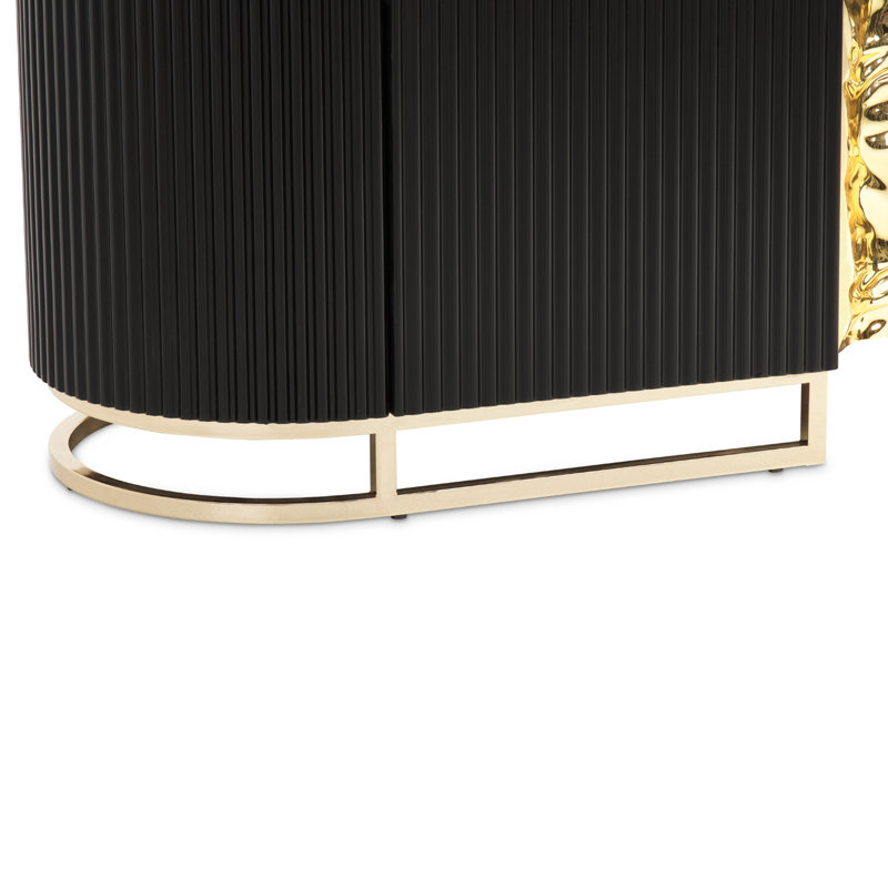 Lisbon Media Console, Matte Black