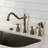 Kingston Brass Bel-Air Double-Handle Widespread Kitchen Faucet-28304915-110403470
