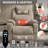 Up To 350 LBS Polyester Power Lift Recliner Chair, Heavy Duty Motion Mechanism With 8-Point Vibration Massage And Lumbar Heating, USB And Type-C Ports, Stainless Steel Cup Holders-1929604500