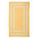 Tapis jaune à motif géométrique tressé Cisbrough