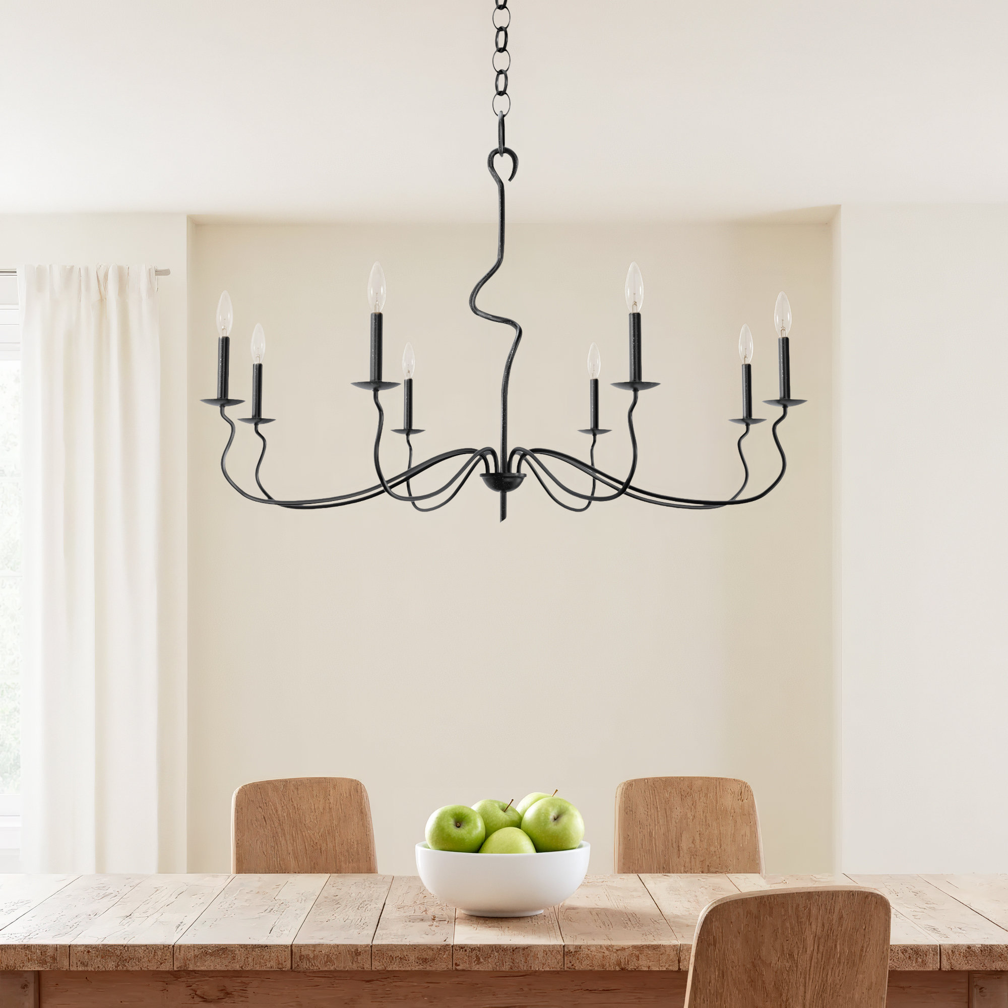 Ardi 8 - Light Metal Dimmable Chandelier