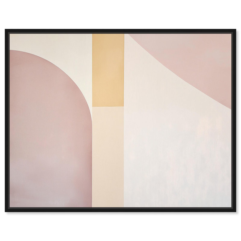 «Gentle Color Force I» par Boho , Structure noire, H 17 po x l 21 po