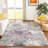 Machine Washable Indoor/Outdoor Chantille ACN2340 Floral Rug-678606404