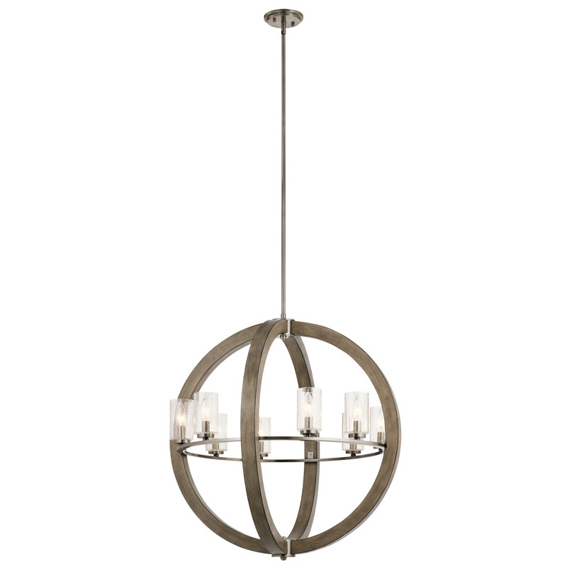 Grand Bank 8 - Light Globe Chandelier