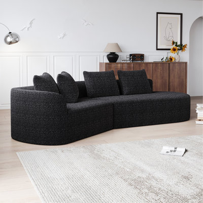 Modern Upholstered Oversized Sectional Sofa