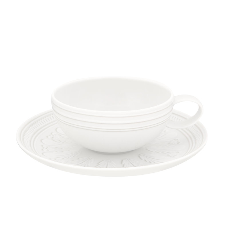 Ornament Porcelain Teacup and Saucer