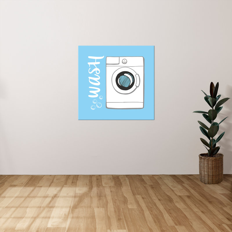"Wash" par Daniela Santiago, reproduction sur toile, H 28 po x l 28 po x P 1,5 po