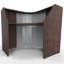 Ekow L-Shaped Synthetic Laminate Reception Desk-1044835274
