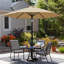 Spirica 9FT Market Patio Umbrella with Push Button Tilt and Crank-1249744536