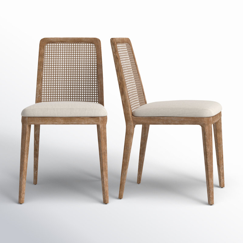 Chaise d'appoint rembourrée en tissu Pennington, Brun