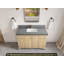 Chêne d'Atlanta 48 po X P 22 po D Meuble-lavabo simple avec 2 po Quartz-108814228