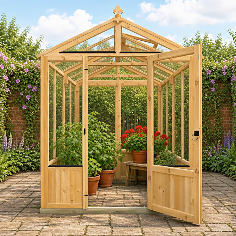 6 Ft W x 8 Ft D Holkham Greenhouse