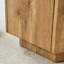 Table basse hexagonale en MDF avec tiroirs