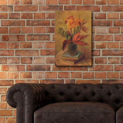  «Tropical Bouquet 1» par Danhui Nai, art mural en verre acrylique, 16 po x 24 po