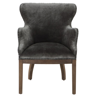 Fauteuil en velours de 25 po Guerrero