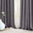 Cadnite 50" W Thermal 100% Blackout Linen Textured Curtain Panels-718372527-709144666