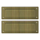 9" in x 3" Brass Mail Slot