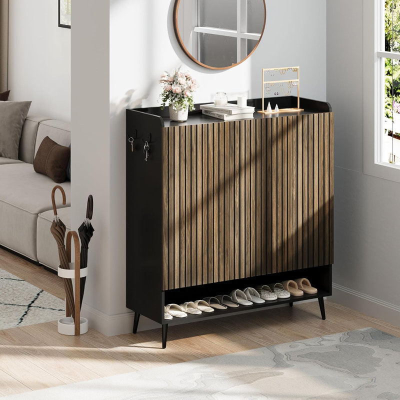 24 Pair Shoe Storage Cabinet
