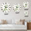 Vintage Blossoming Flower III - Farmhouse Wall Clock-93602130