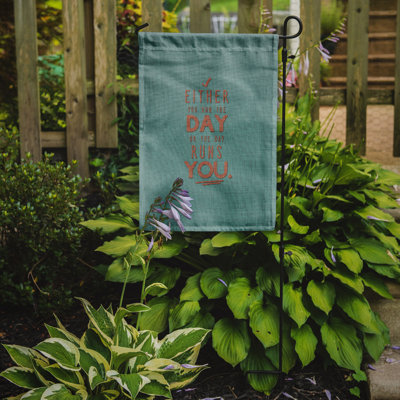 Double Sided 15 in. H x 11 in. W Polyester Garden flag