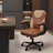 Ergonomic Executive Leather Office Chair, Tilt Adjustment Swivel Desk Chair With Flip-Up Arms And Water-Resistant Upholstery-1055772123
