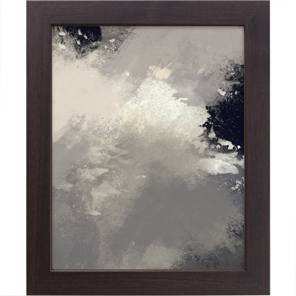  Modern 36x48 Picture Frame Black Wood Real Glass