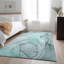Tapis bleu sarcelle de qualité supérieure lavable à la machine Cerrito AMF502-103856606