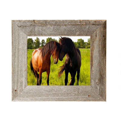 Weathered Gray Wood Matte Picture Frame