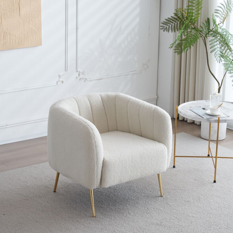 Tolla Velvet Barrel Chair, 