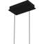 Luminaire intégré pour îlot noir mat Mersedes