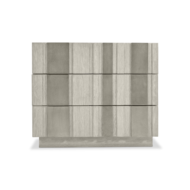 Tempo 3 - Drawer Solid Wood Nightstand