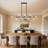 16 - Light Dimmable Bubble Glass Sputnik Modern Linear Chandelier-1778535606