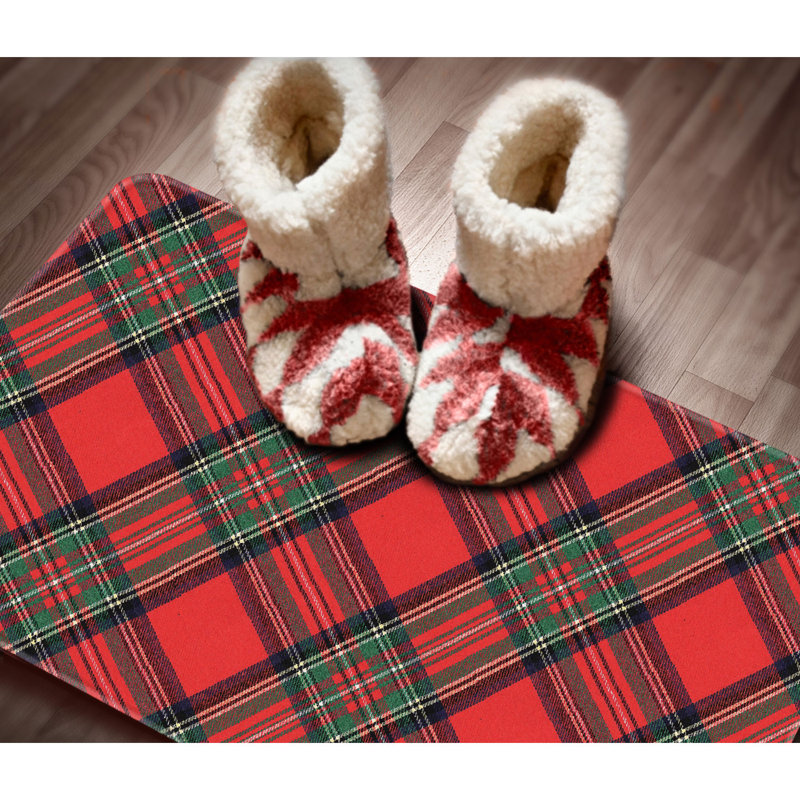 Christmas Plaid 30" x 20" Kitchen Comfort Floor Mat