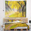 Tapisserie de forêt brillante en polyester avec accessoires suspendus inclus-28501037