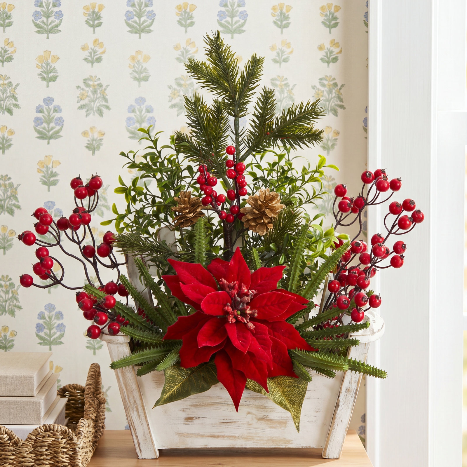 Poinsettia Floral Arrangement