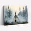 «Misty Forest», ensemble de 1 reproduction d'art sur toile tendue sur toile-1271361318