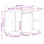 Bathroom Cabinet 80 X 33 X 60 Cm Engineered Wood-1244383153