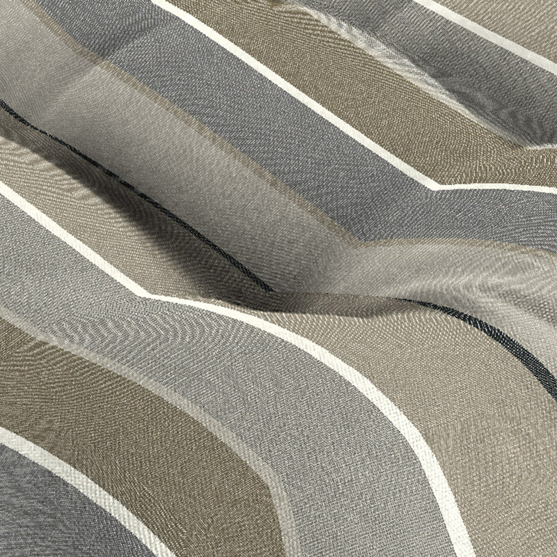 Contoured Outdoor Wicker Seat Cushion, Milano Char Polyester