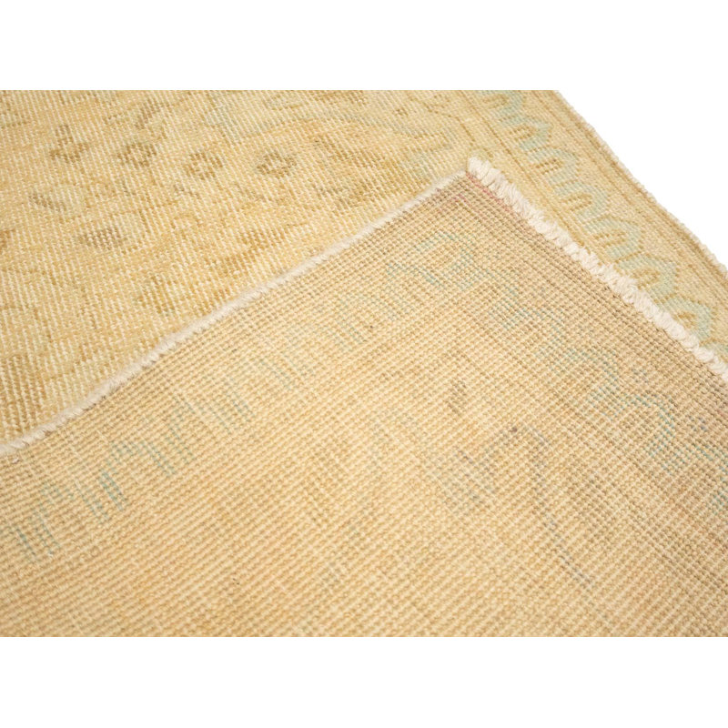 Tapis semi-antique beige traditionnel rétro 3X5