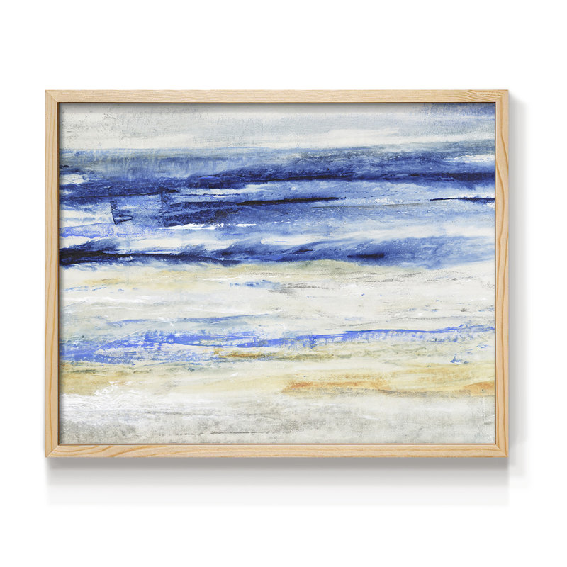 Choppy Seas II - Reproduction encadrée - Restickable, Naturel, H 22 po x l 28 po