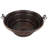 Artisan Crafted 15" Copper Vessel Bucket Bath Sink, LT Drain Included